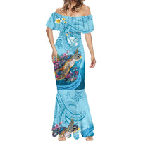 Personalized Hawaii Sea Turtle Mermaid Dress Hawaii Map Ocean Vibes