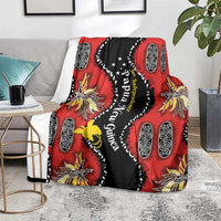 Papua New Guinea 50th Independence Blanket PNG Batik Pattern - Polynesian Pride