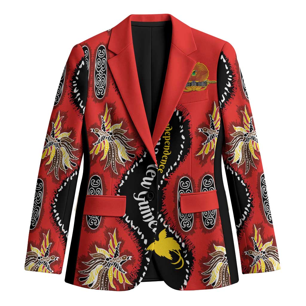 Papua New Guinea 50th Independence Blazer PNG Batik Pattern - Polynesian Pride