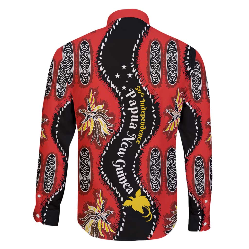 Papua New Guinea 50th Independence Family Matching Off Shoulder Short Dress and Hawaiian Shirt PNG Batik Pattern - Polynesian Pride