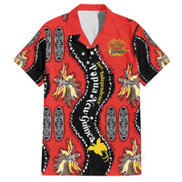 Papua New Guinea 50th Independence Family Matching Puletasi and Hawaiian Shirt PNG Batik Pattern - Polynesian Pride