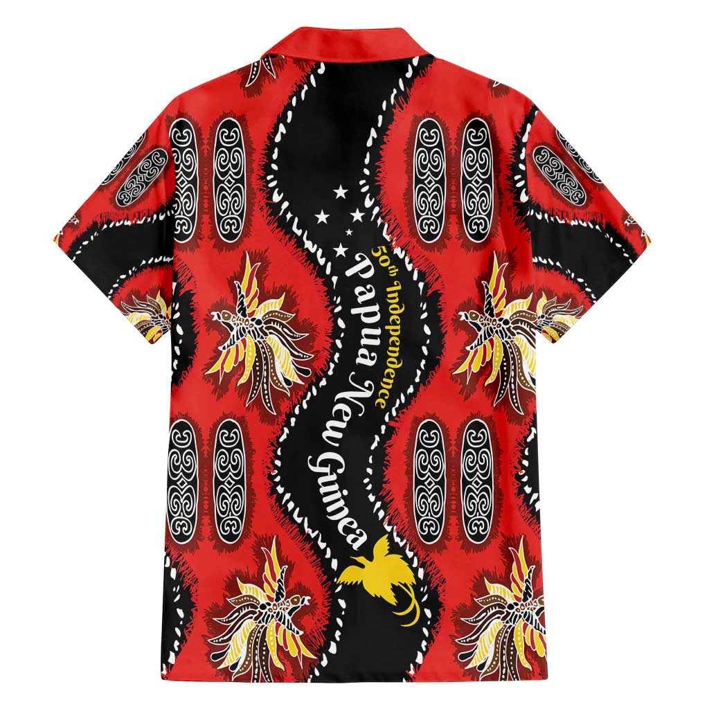 Papua New Guinea 50th Independence Family Matching Summer Maxi Dress and Hawaiian Shirt PNG Batik Pattern - Polynesian Pride