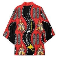 Papua New Guinea 50th Independence Kimono PNG Batik Pattern LT01 - Polynesian Pride