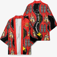 Papua New Guinea 50th Independence Kimono PNG Batik Pattern LT01 - Polynesian Pride