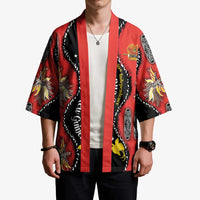 Papua New Guinea 50th Independence Kimono PNG Batik Pattern LT01 - Polynesian Pride