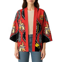 Papua New Guinea 50th Independence Kimono PNG Batik Pattern LT01 - Polynesian Pride