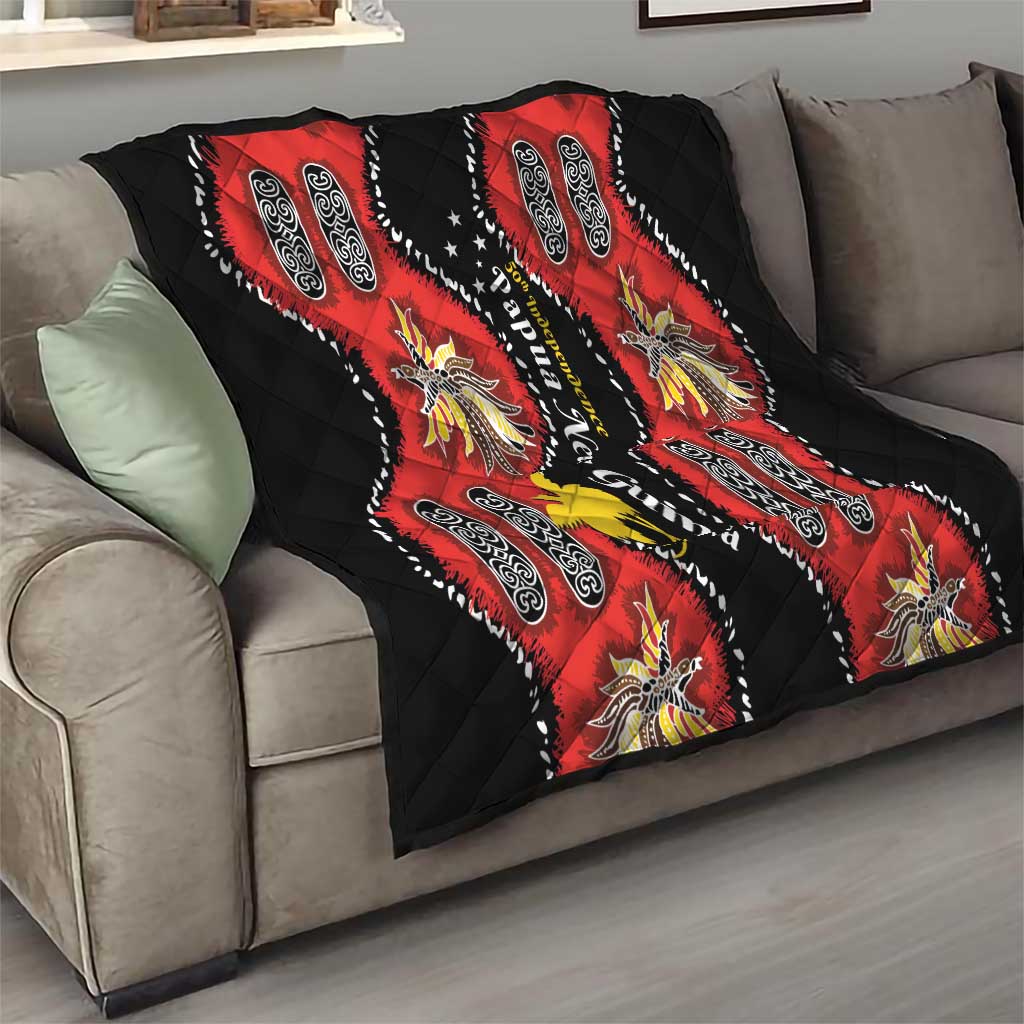 Papua New Guinea 50th Independence Quilt PNG Batik Pattern - Polynesian Pride