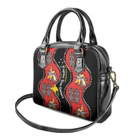 Papua New Guinea 50th Independence Shoulder Handbag PNG Batik Pattern - Polynesian Pride