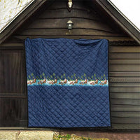 Hawaii Santa Riding Sea Turtle Quilt Mele Kalikimaka Polynesian Pattern LT01 - Polynesian Pride