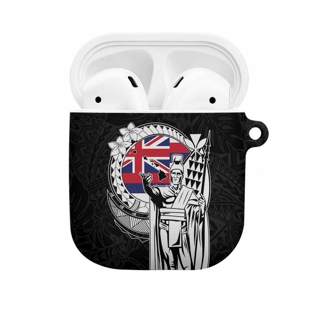 Hawaii King Kamehameha AirPods Case Flag Polynesian Pattern