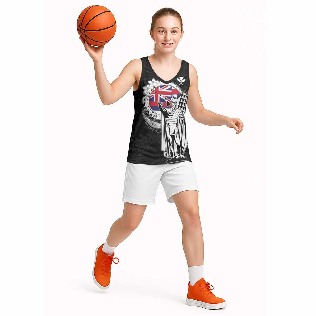 Personalized Hawaii King Kamehameha Basketball Jersey Flag Polynesian Pattern LT01 - Polynesian Pride