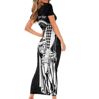 Personalized Hawaii King Kamehameha Family Matching Short Sleeve Bodycon Dress and Hawaiian Shirt Flag Polynesian Pattern LT01 - Polynesian Pride