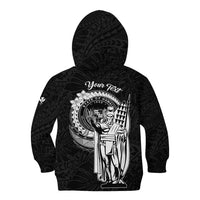 Personalized Hawaii King Kamehameha Kid Hoodie Flag Polynesian Pattern LT01 - Polynesian Pride