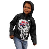 Personalized Hawaii King Kamehameha Kid Hoodie Flag Polynesian Pattern LT01 - Polynesian Pride