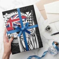 Hawaii King Kamehameha Wrapping Paper Flag Polynesian Pattern