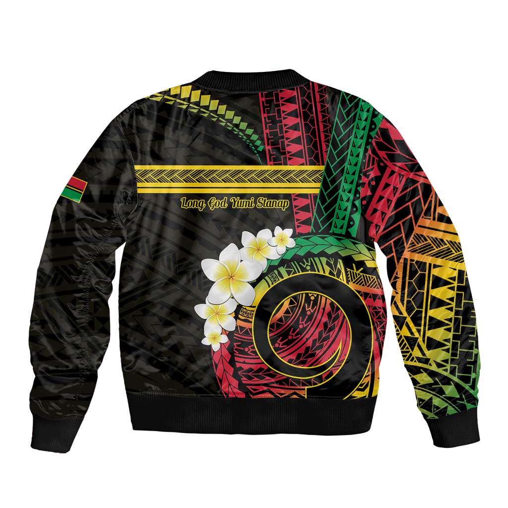 Vanuatu Independence Day Bomber Jacket Yumi 45th Hapi Indipendens Dei LT01