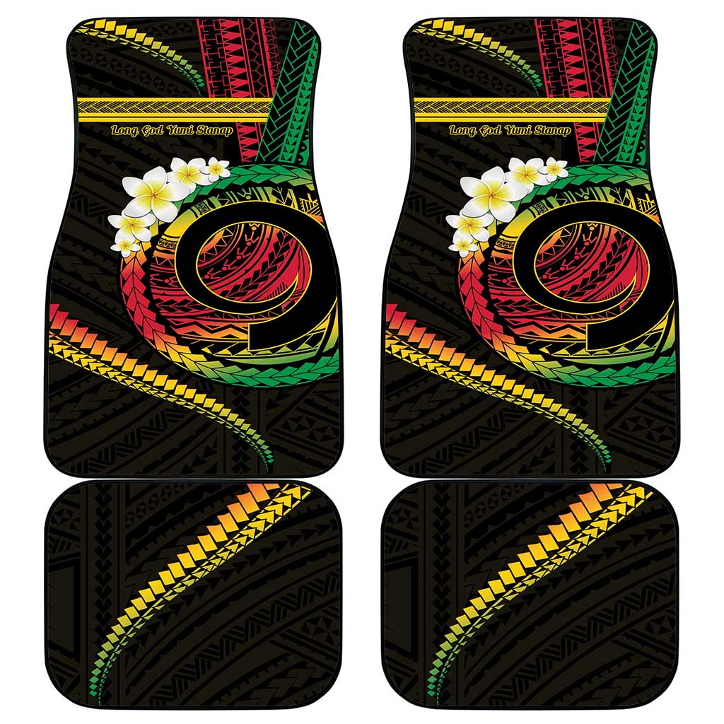 Vanuatu Independence Day Car Mats Yumi 45th Hapi Indipendens Dei LT01