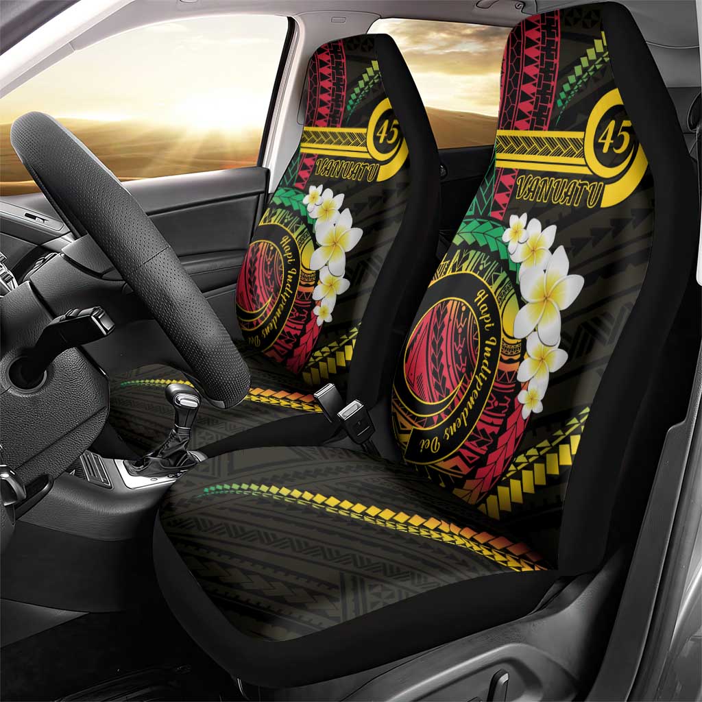 Vanuatu Independence Day Car Seat Cover Yumi 45th Hapi Indipendens Dei LT01