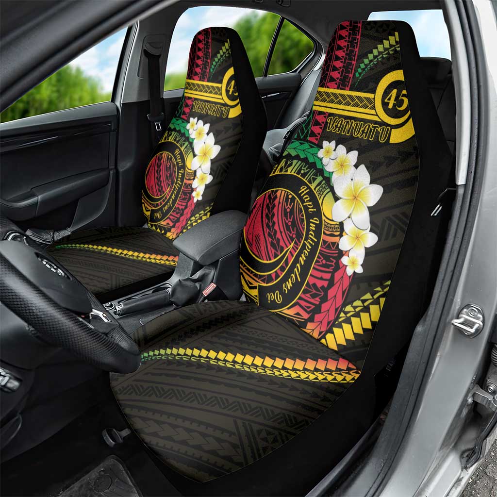 Vanuatu Independence Day Car Seat Cover Yumi 45th Hapi Indipendens Dei LT01