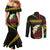 Vanuatu Independence Day Couples Matching Mermaid Dress and Long Sleeve Button Shirt Yumi 45th Hapi Indipendens Dei LT01