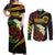 Vanuatu Independence Day Couples Matching Off Shoulder Maxi Dress and Long Sleeve Button Shirt Yumi 45th Hapi Indipendens Dei LT01