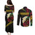 Vanuatu Independence Day Couples Matching Puletasi and Long Sleeve Button Shirt Yumi 45th Hapi Indipendens Dei LT01