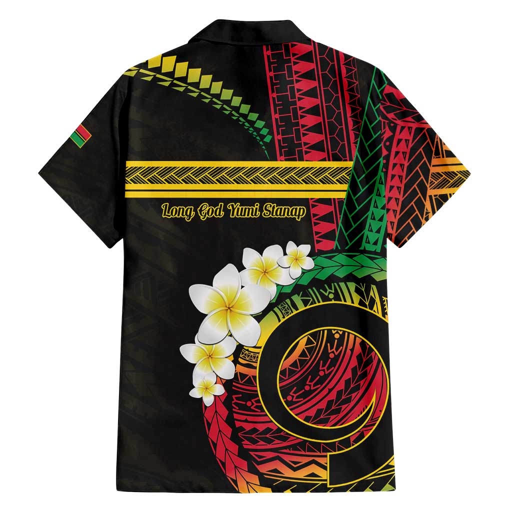 Vanuatu Independence Day Family Matching Long Sleeve Bodycon Dress and Hawaiian Shirt Yumi 45th Hapi Indipendens Dei LT01
