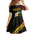 Vanuatu Independence Day Kid Short Sleeve Dress Yumi 45th Hapi Indipendens Dei LT01