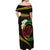 Vanuatu Independence Day Off Shoulder Maxi Dress Yumi 45th Hapi Indipendens Dei LT01
