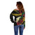 Vanuatu Independence Day Off Shoulder Sweater Yumi 45th Hapi Indipendens Dei LT01