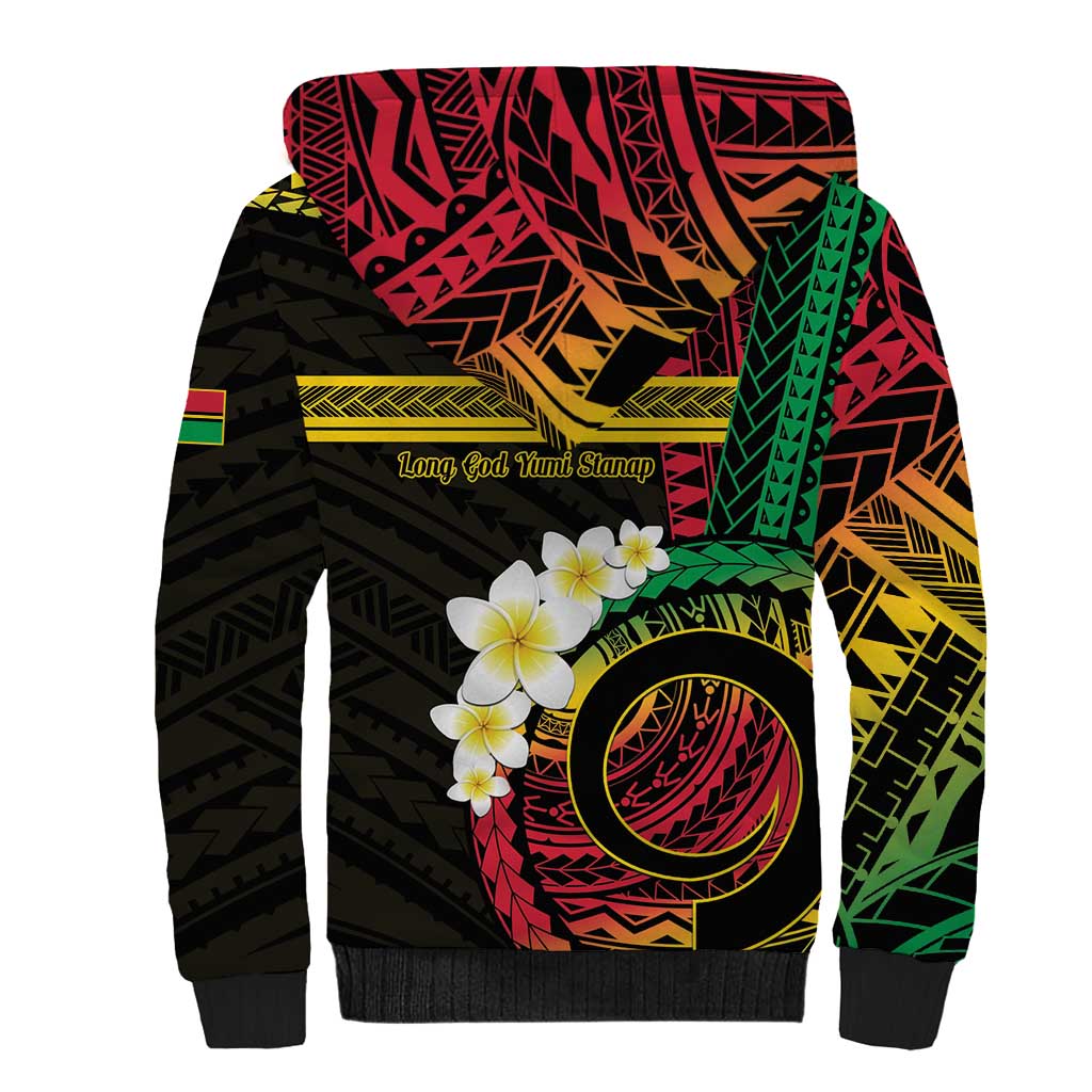Vanuatu Independence Day Sherpa Hoodie Yumi 45th Hapi Indipendens Dei LT01