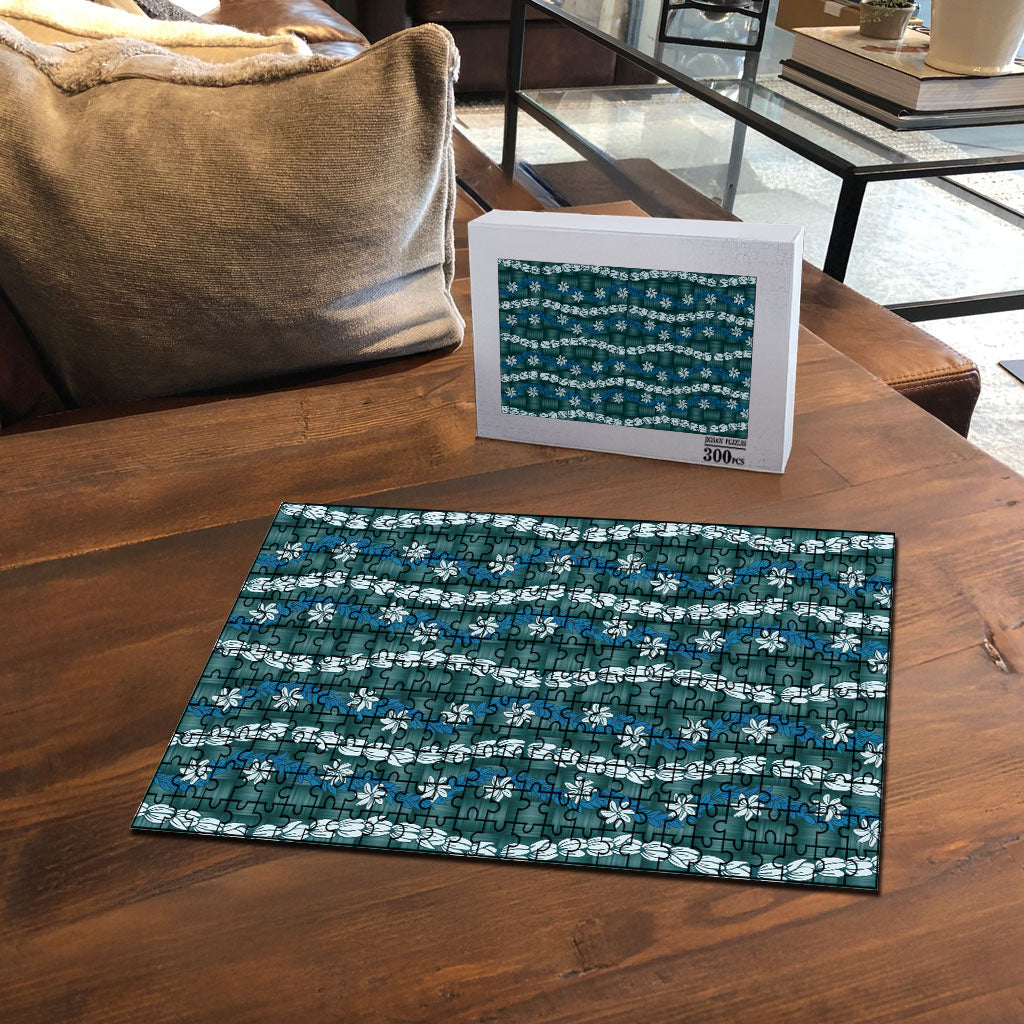 Pikake Maile Tiare Lei Puzzle Polu Lauhala Pattern