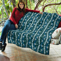 Pikake Maile Tiare Lei Quilt Polu Lauhala Pattern