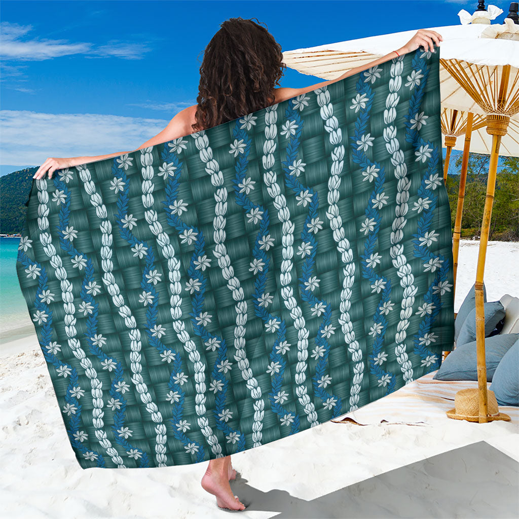 Pikake Maile Tiare Lei Sarong Polu Lauhala Pattern