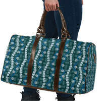 Pikake Maile Tiare Lei Travel Bag Polu Lauhala Pattern