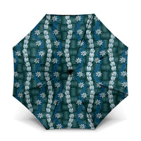 Pikake Maile Tiare Lei Umbrella Polu Lauhala Pattern