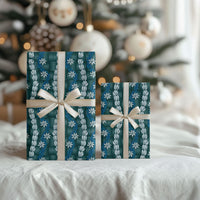 Pikake Maile Tiare Lei Wrapping Paper Polu Lauhala Pattern