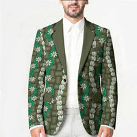 Pikake Maile Tiare Lei Blazer Omaomao Lauhala Pattern