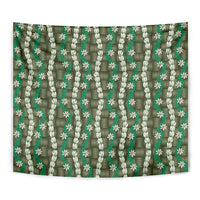 Pikake Maile Tiare Lei Tapestry Omaomao Lauhala Pattern