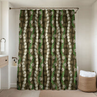 Pikake Maile Tiare Lei Bathroom Set Natural Lauhala Pattern