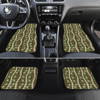 Pikake Maile Tiare Lei Car Mats Natural Lauhala Pattern