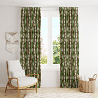Pikake Maile Tiare Lei Window Curtain Natural Lauhala Pattern