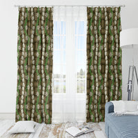 Pikake Maile Tiare Lei Window Curtain Natural Lauhala Pattern
