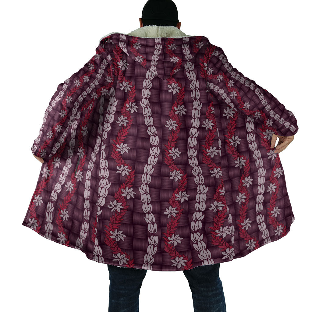 Pikake Maile Tiare Lei Cloak Akala Lauhala Pattern