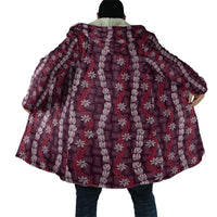 Pikake Maile Tiare Lei Cloak Akala Lauhala Pattern