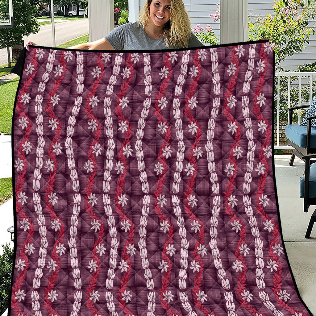 Pikake Maile Tiare Lei Quilt Akala Lauhala Pattern