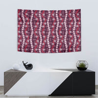 Pikake Maile Tiare Lei Tapestry Akala Lauhala Pattern