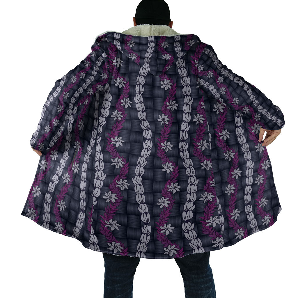 Pikake Maile Tiare Lei Cloak Poni Lauhala Pattern