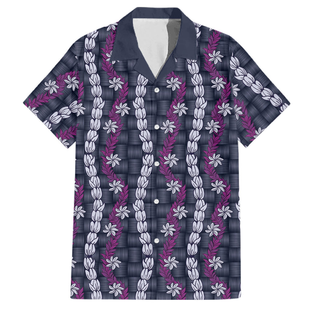 Pikake Maile Tiare Lei Family Matching Mermaid Dress and Hawaiian Shirt Poni Lauhala Pattern