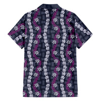Pikake Maile Tiare Lei Family Matching Mermaid Dress and Hawaiian Shirt Poni Lauhala Pattern